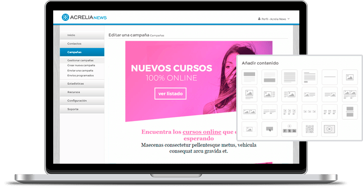 landing el editor